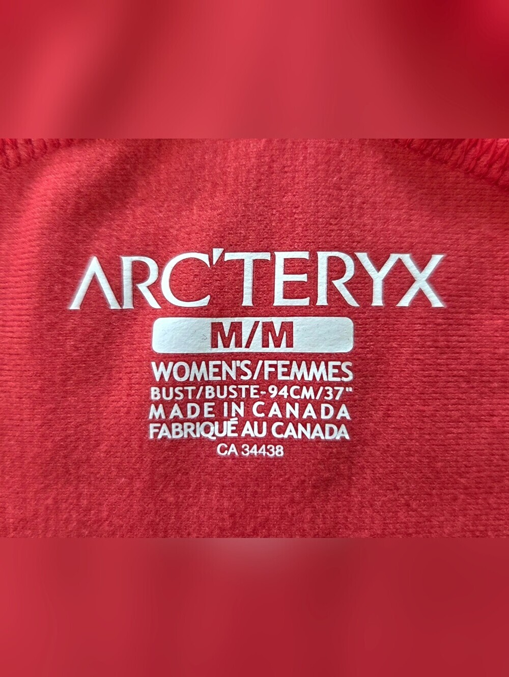 VINTAGE ARC'TERYX FULL ZIP PERFORMANCE FLEECE JACKET MADE IN CANADA. - Picture 5 of 8